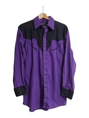 White Horse Western Button-Up Shirt‎ Medium Like New!